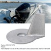 Zinc Alloy Trim Tab Anode 822157T2 for Mariner Force 25‑50