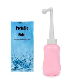 Deepdeem- Botella para el cuidado posparto – Botella perineal reutilizable para mujeres, ducha vaginal portátil de 500 ml con diseño invertido para viajes y uso doméstico, limpieza después del parto,