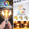 Sphoon G40 Led Replacement Light Bulbs,Amber Glass E12 Candelabra Light