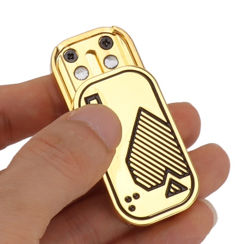 Metal ADHD 3 Layer Push Slider Toy Adult Office Travel