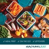 Rachael Ray Leak-Proof Nestable Container Food Storage Bin Set, 10-Piece