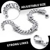 ChainsHouse Spike Bracelet Women Goth Bracelet Punk Bracelet for Men