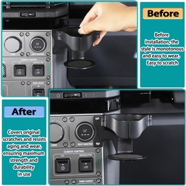 Hudiriy Car Water Cup Holder on The Right Side of The Center Console Compatible with Ineos Grenadier 2020-2024,Co-Pilot Center Console Water Cup Storage Holder