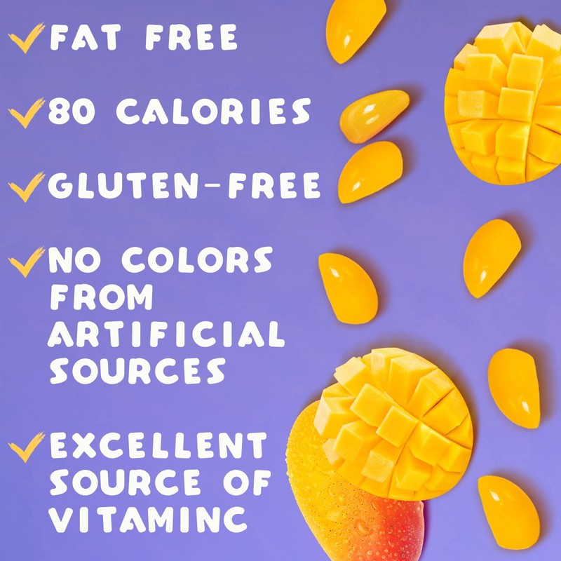 COKOC Peelable Gummies Mango,Peeling Gummies Mango Candy,Individual Packaging 2.64oz Bag