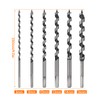 STARVAST Auger Drill Bit Set, 6-Piece Wood Drill Bit Long