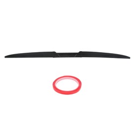 Car Rear Wing 52.76 Inch Rubber Trunk Lid Tailgate Spoiler Wing Three Stage Splicing Universal Fit