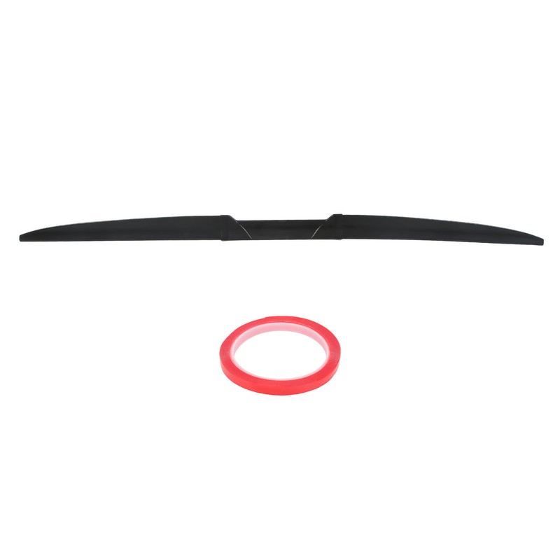 Car Rear Wing 52.76 Inch Rubber Trunk Lid Tailgate Spoiler