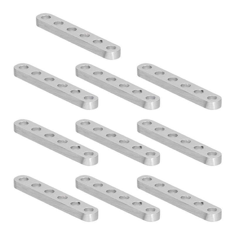 10pcs Flat Straight Braces Fixing Aluminum 4 X 8mm Connect