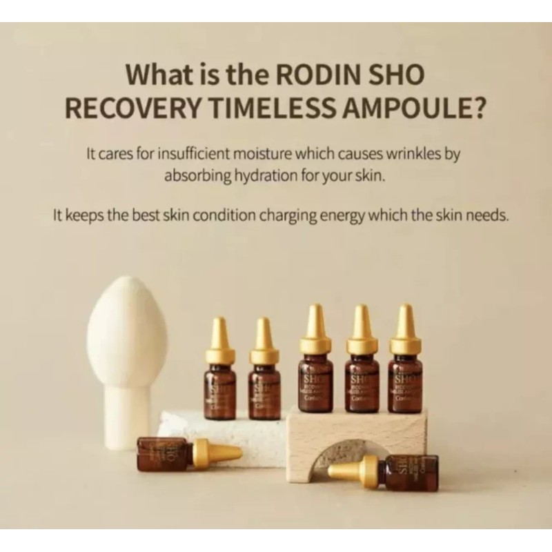 COREANA RODIN SHO RECOVERY TIMELESS FACIAL AMPOULE (28DAYS INTENSIVE PROGRAM)