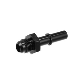 Motoforti 6AN Male to 3/8" Car Fuel Hose Pipe Adapter EFI Fitting Black Long-lasting