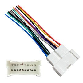 16Pin Car Radio Wiring Harness for Hyundai 2001-2006 KIA 2002-2006 Aftermarket Car Stereo Wiring Harness Connector for Elantra Accent Amanti Rio Car Stereo Radio Wiring Harness Cable Install