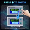 DROK RV Battery Monitor 12v, 10-100v Digital Voltage Meter Battery