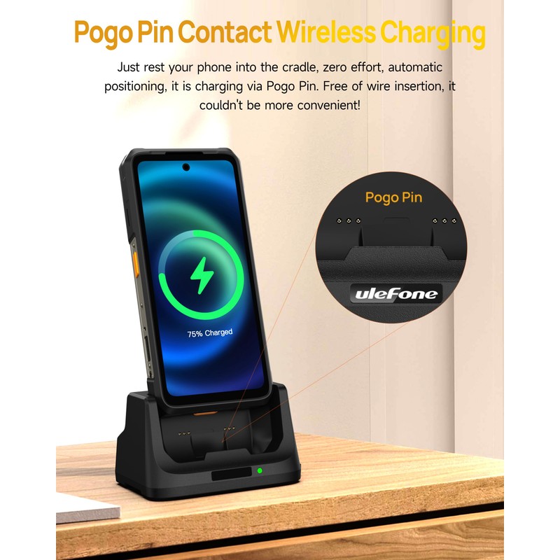 Ulefone Armor 26 Ultra 33W Desk Charging Dock, Wireless Charging