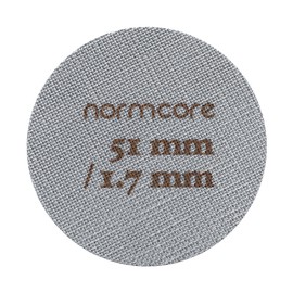 Normcore 51mm Puck Screen - Lower Shower Screen - Metal Coffee Reusable Filter for Espresso Portafilter Filter Basket 51mm - 1.7mm Thickness 150μm - Stainless Steel
