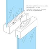 Prime-Line F 2768 Sash Lock, 2-1/4 In. Hole Centers, Fits