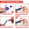 WORKPRO 18mm Retractable Utility Knife, Heavy Duty Snap-off Box Cutter