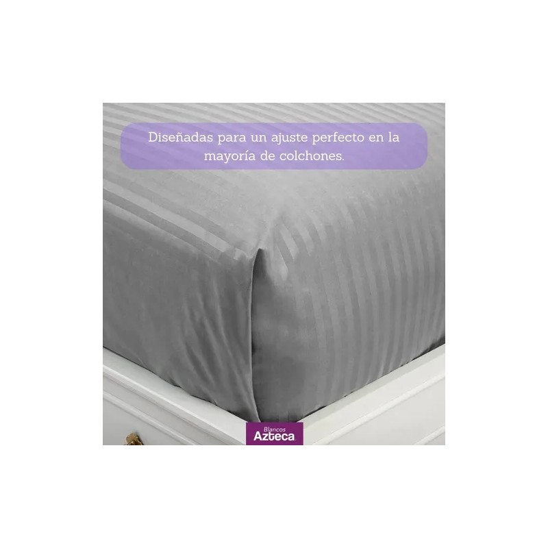 Sábanas Matrimoniales Ultra Suaves Premium Blancos Azteca