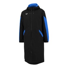 Speedo Standard Parka Jacket Fleece Lined Team Colors, Edge Blue, Large