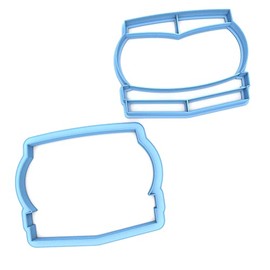 Sweet Prints Inc Set of 2 S'Mores Cookie Cutter - Dishwasher Safe (5" wide)