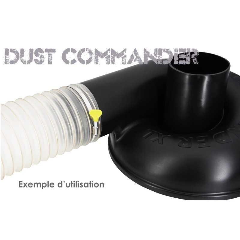DUST COMMANDER KBHC100R spiral hose clamp, set of 4, 100