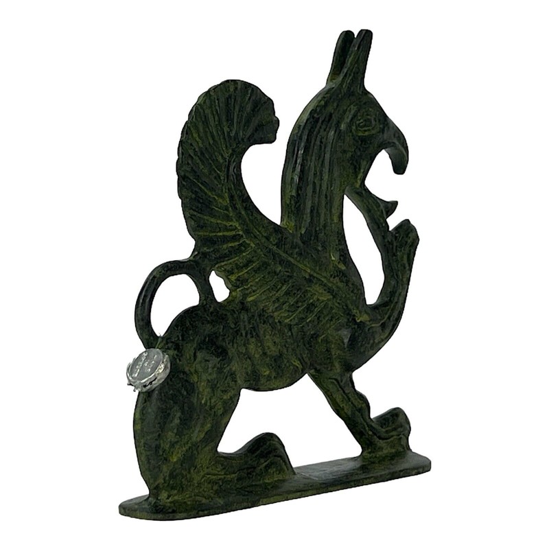 Griffin Lion Eagle Creature Statue Sculpture Real Bronze Ancient Greek