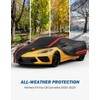 JOYTUTUS Car Cover Compatible with 2020-2026 Corvette C8 Stingray Z06