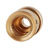 Tech Traders 2 Pack Brass Hose Connector, Hose End Quick