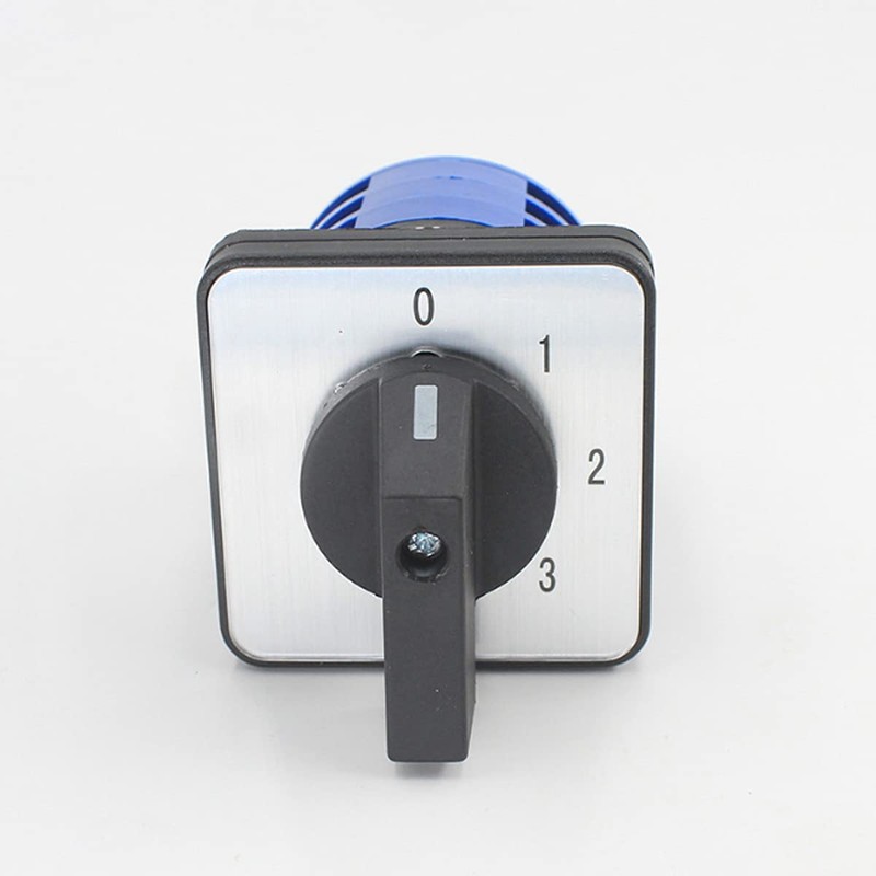 1Pcs Universal Changeover Selector Switch, Power Transfer Switch, 4 Positions
