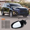 Paderson Right Passenger Side Mirror Assembly Fits 2014-2019 Toyota Highlander
