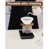Coffee Filter Dripper, Resin Material, Reusable Cone Style Origami Coffee