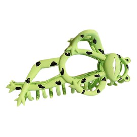 OHPHCALL Funny Frog Hairpin Large Claw Clip for Thick Hair Squiggle Claw Clip Hair Accessories for Women