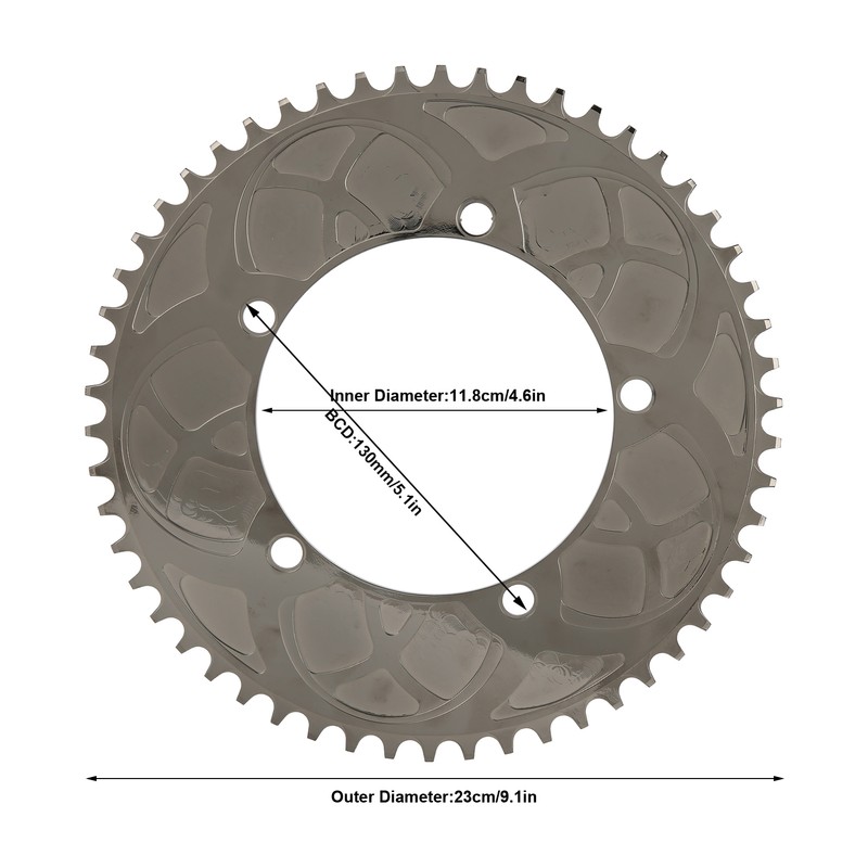 BOLANY ZDP‑04 Folding Bike 54T Chainring Bicycle Positive Negative Teeth