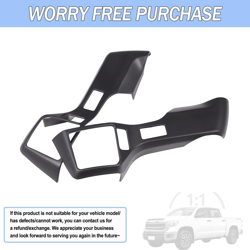 Car Center Console Steering Button Panel Trim Cover Compatible with