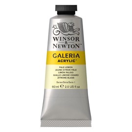 Winsor & Newton Galeria Pintura Acrilica, Amarillo (Pale Lemon 434), Tubo de 60 ml