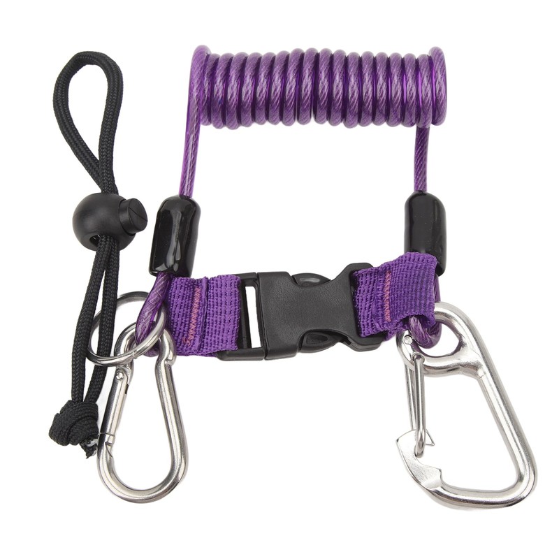 Diving Hook Rope Stainless Steel Flexible Anti Lost Diving Camera