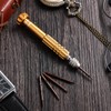 Grevosea 5-in-1 Mini Screwdriver Set, Multifunctional Tiny Screwdriver Slotted and
