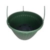 Landmark 10" Imperial Plastic Hanging Basket (Green, 5)