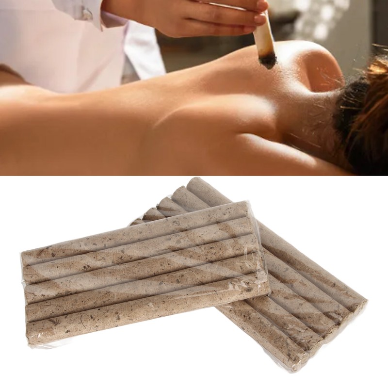 10pcs Moxibustion Stick Hand Stone Grinding Acupuncture Muscle Relax Moxibustion