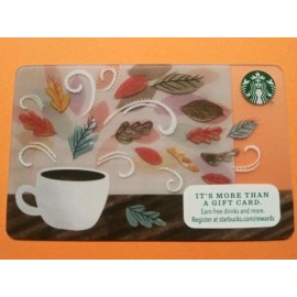 STARBUCKS CARD 2014 "BURST OF FALL" A REAL BEAUTY~VHTF~MI