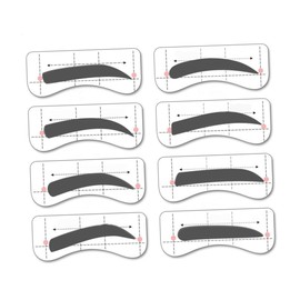 Healeved 64pairs Eyebrow Shaping Stencils Beauty Tools for Precise for Beginners and Makeup Enthusiasts Easy Tracing Templates for Symmetrical Brows