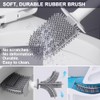 Toilet Brush and Holder Set - Flexible Toilet Bowl Brush