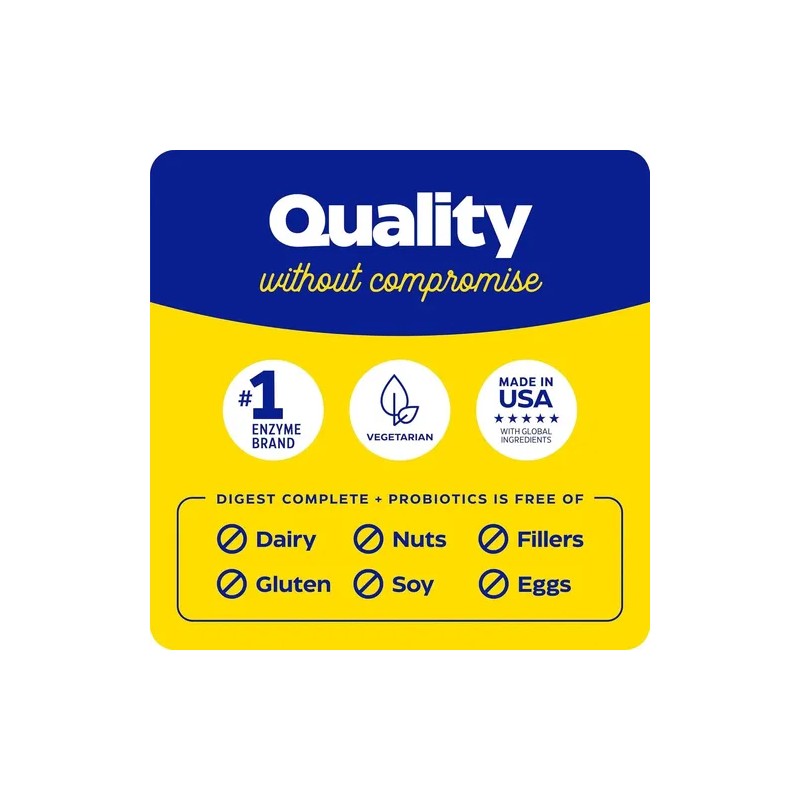 Enzymedica Digest Complete + Probiotics 30 Cápsulas Sin Sabor
