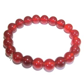 Karneol Runde Perlen Edelstein Power Armband Energie Heilung Karriere Mode Accessoire Männer Frauen Geschenk Liebe Frieden