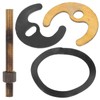 DOITOOL Faucet Fixing Bracket 1 Set Faucet Mounting Nut and