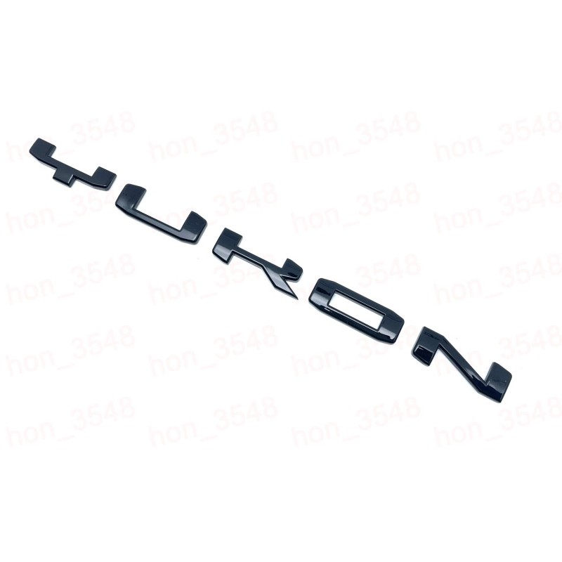 GMC Gloss Black Door Rear Yukon Emblems Letters kit 2021-2024