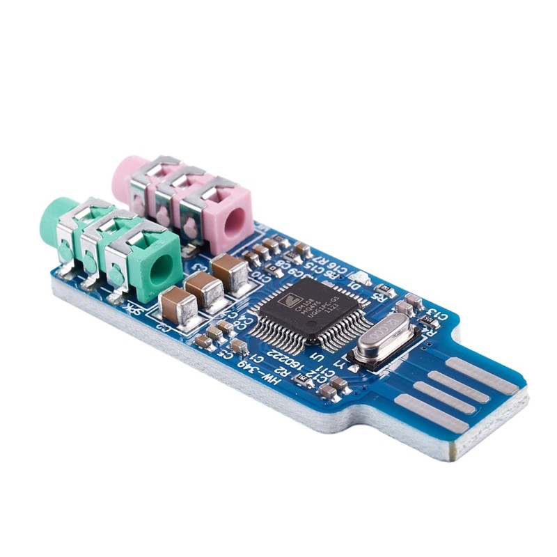 Lrocaoai 4X Free Driver USB Sound Card CM108 USB Sound
