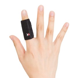 ZAMST 373803 ZAMST Finger Supporter, Finger Wrap, Single Finger, Ballet, Basketball, Black, L
