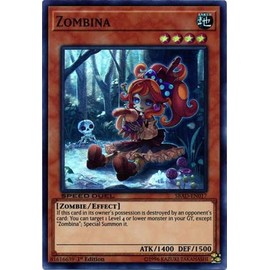 Yu-Gi-Oh! - Zombina - SBAD-EN017 - Super Rare - 1st Edition - Speed Duel: Attack from The Deep