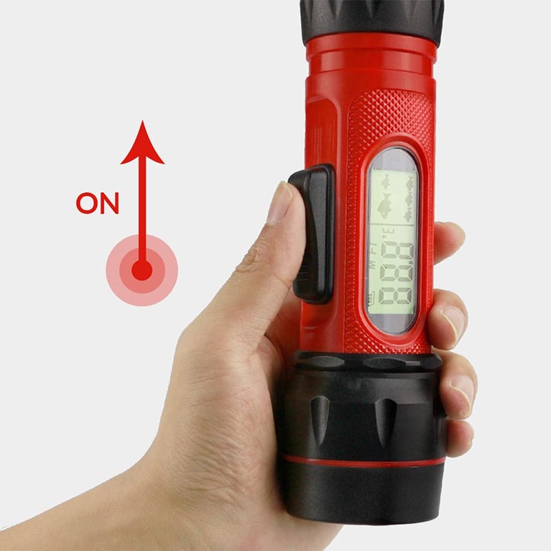 Portable Fish Finder,HUIOP Sonar Ice Fishing Fishfinder with LED Underwater