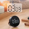 Digital Kitchen Timer LED Display Rotating 3 Volume Levels Adjustable